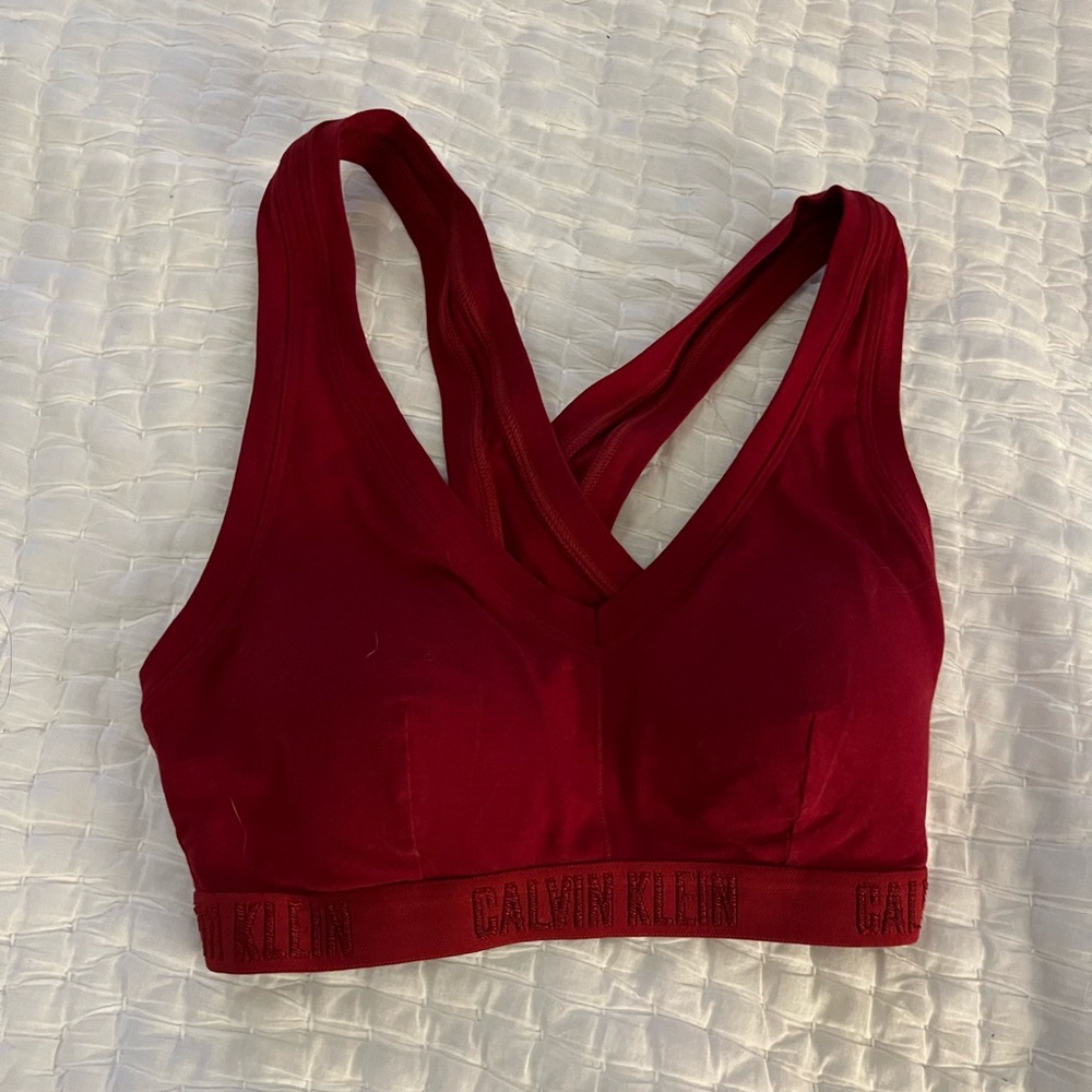 calvin klein sports bra